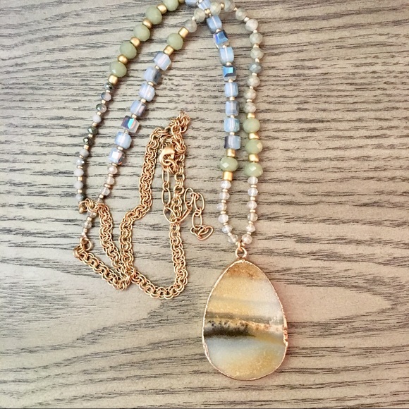 Jewelry - New! Amazonite Pendant Necklace